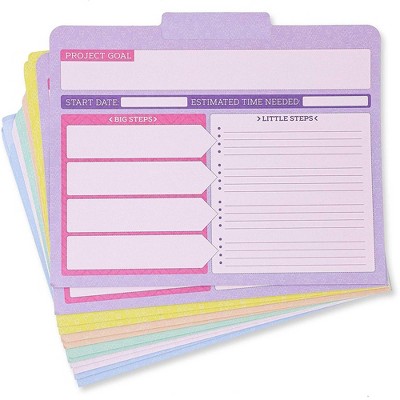 12-Pack Project Notes File Folder, 9.5 X 11.5 inches