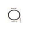 Unique Bargains Kitchen Acrylic Ball Bearings Annular Rotating Swivels Lazy Susan Turntable 4 Pcs - 2 of 3
