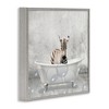 Stupell Industries Baby Zebra Bath Time, 17" x 17" - 3 of 4
