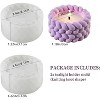 JDICTION 2PCS Knot Tealight Holder Mold - 3D Silicone Resin Mold, Cylinder Jewelry Storage for Epoxy/Concrete Crafts, Home & Christmas Decor - 3 of 4