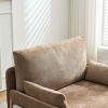 PAGED Comfy Accent Chair Foldable Sofa Bed Recliner Mid-century Modern Lounge Chair with Pillows and Removable Side Pockets for Living Room - 4 of 4