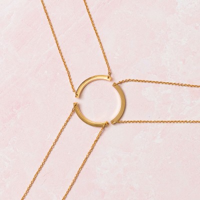 Kindred Souls Necklace Brass
