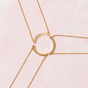 Kindred Souls Necklace Brass - 1 of 2