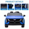 White 24V Licensed 2 Seater Ride On Car Remote Control LED Lights Music Shock Absorbers White For Kids 3 to 8 - 4 of 4