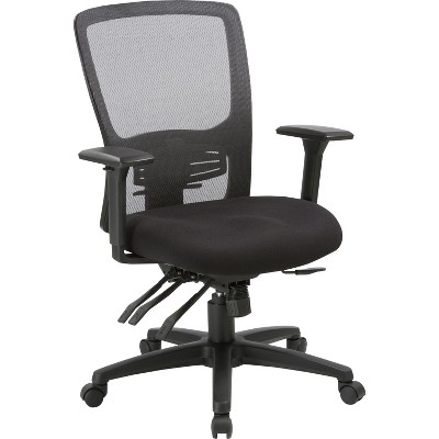 Lorell Chair High-Back 28-1/2"Wx28-1/2"Lx45"H Black 86220