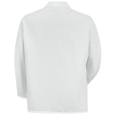 Red Kap Men's Specialized Lapel Counter Coat, White - S — фото 2