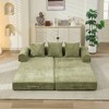 NicBex Folding Mattress Floor Sofa Bed with Convertible Foldable Design,2-Seater Futon Couch Sleeper Sofa for Living Room,Bedroom - 3 of 4
