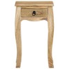 vidaXL Bed Cabinet 11 in.x11 in.x18.1 in. Solid Mango Wood - 2 of 4