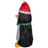 Gemmy Christmas Inflatable Penguin in Santa Hat, 3.5 ft Tall, Multi - 3 of 4