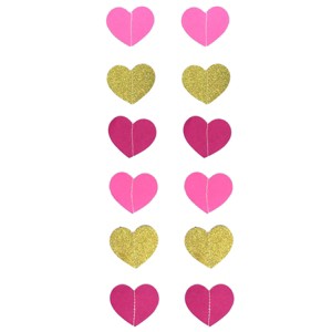 Wrapables 13ft Paper Heart Garland Party Decorations (Set of 2) - 1 of 3