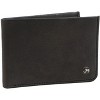 Jack Abrahams - Jack Abrahams Goat Nappa Leather Bi-Fold Compact Wallet Black - image 2 of 4