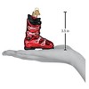 Old World Christmas Blown Glass Ornament for Christmas Tree, Ski Boot - 3 of 4