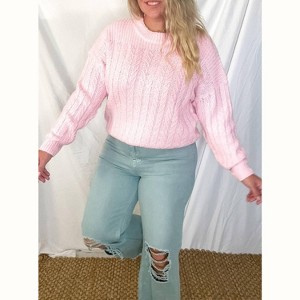 Women's Blushing Knit Sweater - ee:some - 1 of 3