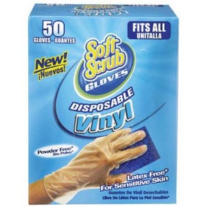 Soft Scrub 11250-16 Disposable Vinyl Gloves, 50 Count - 1 of 1