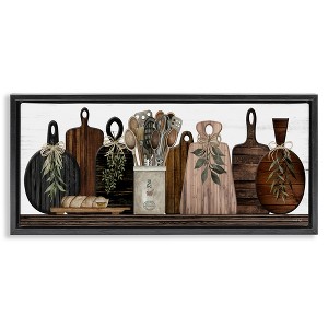 Stupell Industries Wooden Kitchen Items, 11" x 25" - 1 of 4