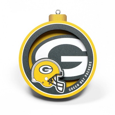 NFL Green Bay Packers 3D Logo Series Ornament