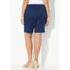 Catherines Women's Plus Size Everyday Cotton Twill Short - 3 of 4