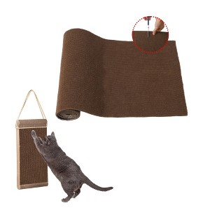 Unique Bargains Self-Adhesive Cat Scratch Mat - 1 of 4