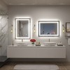 Apmir Super Bright 192 LEDs/m Front LED Lighted Anti-Fog Tempered Glass Bathroom/Vanity Mirror with ETL & 3-Year Warranty - 4 of 4