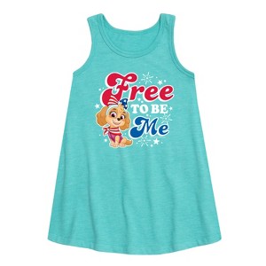 - Paw Patrol - Americana Graphic Sleeveless Aline Dress - 1 of 4