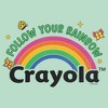 Girl's Crayola Follow Your Rainbow Logo T-Shirt - 2 of 4
