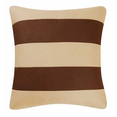 C&F Home Camel/Brown Stripes Pillow