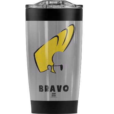 Johnny Bravo Johnny Hair Steel Tumbler 20oz Coffee Travel Mug