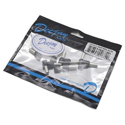 DEEJAYLED 8 GAUGE 10 PACK BLACK CLAMP WI TBHCLAMP8BLACK