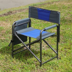 KTMBDW Oversized Padded Folding Outdoor Chair with Storage Pockets and convenient side table,for indoor, Outdoor Camping, Picnics and Fishing. - 1 of 4