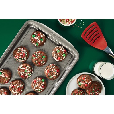 Gray Nonstick Stainless Steel Cookie Sheet Set