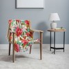 Ninola Design Poinsettia holiday flowers Woven Throw Blanket - Deny Designs - 2 of 4