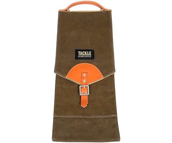 Tackle Instrument Supply Forest Green Waxed Canvas Compact Stick Bag