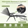 Tangkula 2PCS Folding Chaise Lounge Chairs w/ 6-Level Backrest Reclining Chairs Patio - 2 of 4