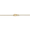 Black Bow Jewelry 0.8mm, 14k Yellow Gold, Round Snake Chain Necklace - 4 of 4