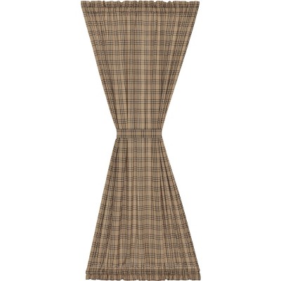 Sawyer Mill Charcoal Plaid Door Panel   VHC Brands