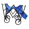 Garden Shopping Beach Cart Folding Wagon With Umbrella Accessories Package For Camping Wagon Camping Outdoor Picnic Beach - 4 of 4