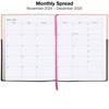 Global Printed Products 14 Month Planner 8" x 10" CY 2025 (Pink) - 2 of 4