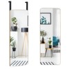 Costway Over The Door Mirror, Rectangle Wall Mounted Mirror Modern Hanging Make Up Vanity Mirror w/ 2 Hooks - 2 of 4