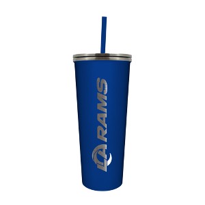 NFL Los Angeles Rams 24oz Skinny Tumbler with Straw - 1 of 4