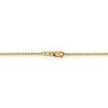Black Bow Jewelry 1.4mm 14k Yellow Gold Solid Flat Cable Chain Necklace - 4 of 4