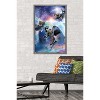 Trends International James Booker - Galaxy Cat Sharks Framed Wall Poster Prints - 2 of 4