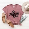 Simply Sage Market Women's All Peopled Out Cursive Short Sleeve Graphic Tee - 3 of 4