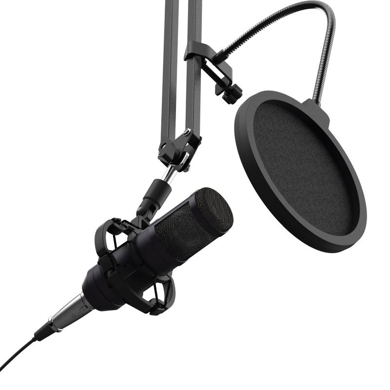 Tzumi ONAIR ProShield Microphone Pop Filter with Flexible Neck &#38; Clamp-On Base - Black, 3 of 6