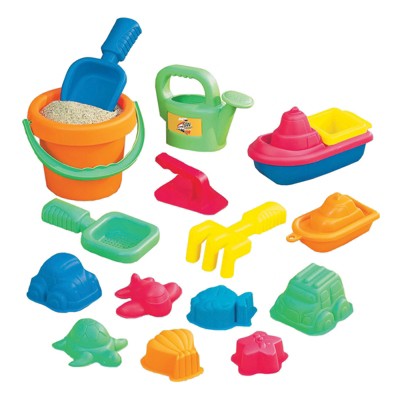 Small World Toys Sand Toy Assortment, 15 Pieces