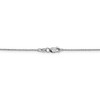 Black Bow Jewelry 0.9mm 14k White Gold Diamond Cut Twisted Box Chain Necklace - 4 of 4