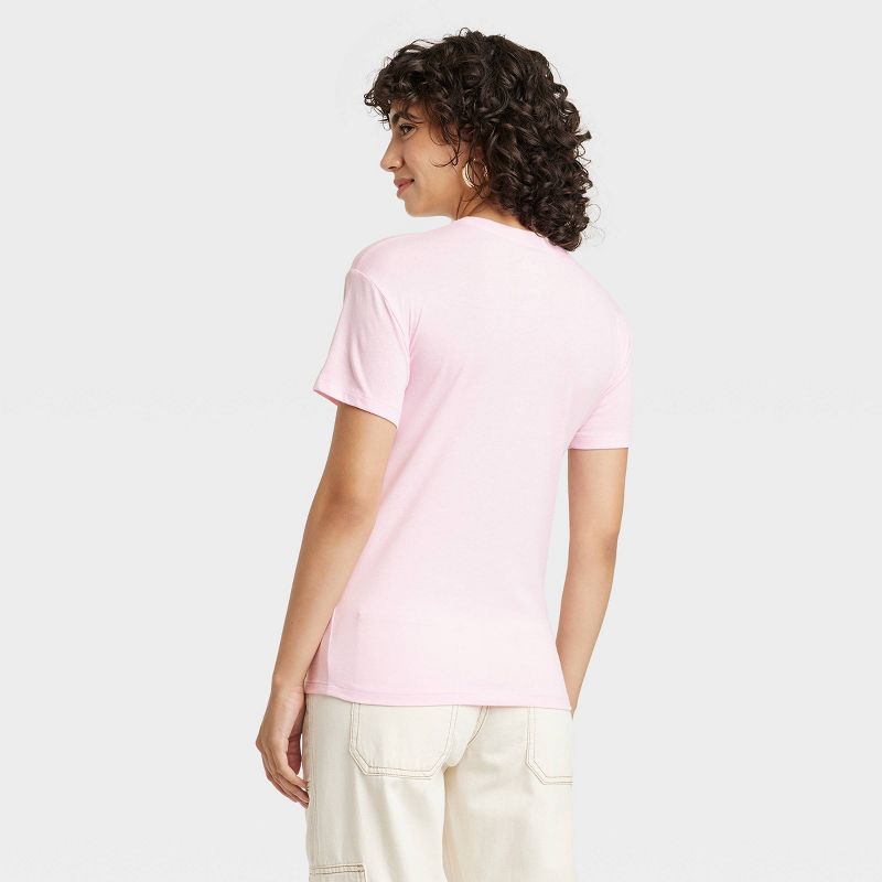 Women&#39;s Barbie Logo Classic Short Sleeve Graphic T-Shirt - Pink, 2 of 9