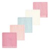 Hudson Baby Infant Girl Rayon from Bamboo Bib, Burp Cloth and Washcloth 10Pk, Soft Peony, One Size - 3 of 4