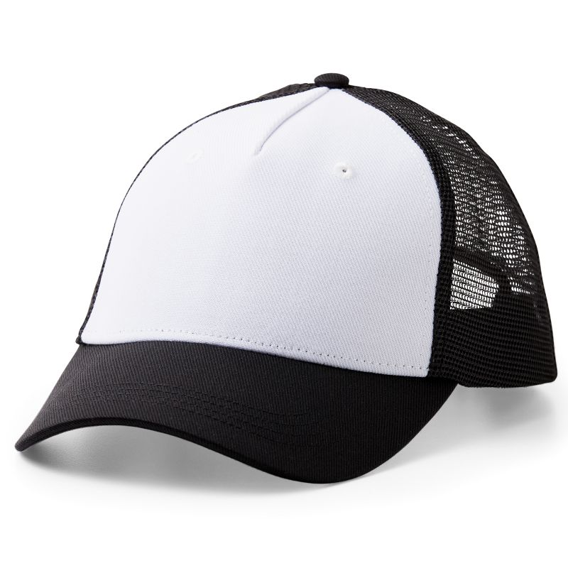 Cricut Trucker Hat Blank Black/White, 1 of 7