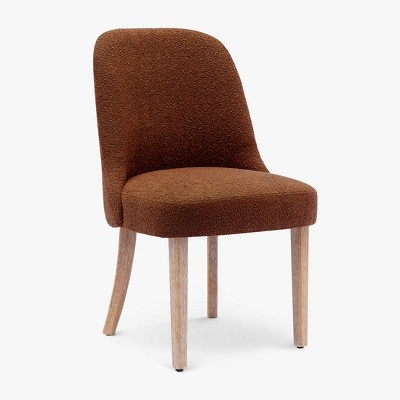 WestinTrends Mid-Century Modern Upholstered Boucle Dining Chair