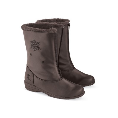 Collections Etc Totes Snowflake Waterproof Boots